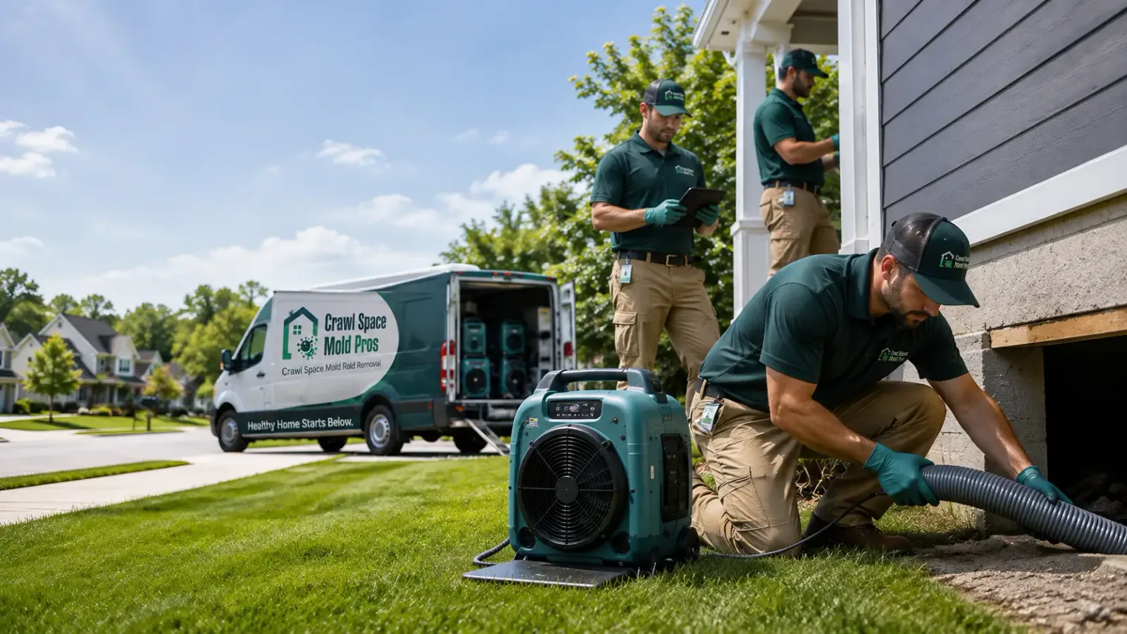 Crawl Space Mold Removal in Makoti, ND